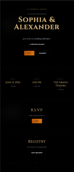 Cinema Wedding